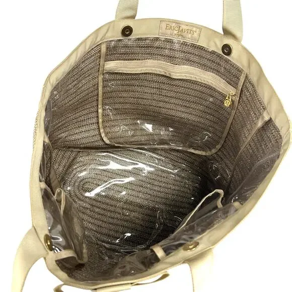 Eric Javits New York Bow Detail Oversized Lined Double Handle Tote Bag - Picture 5 of 7